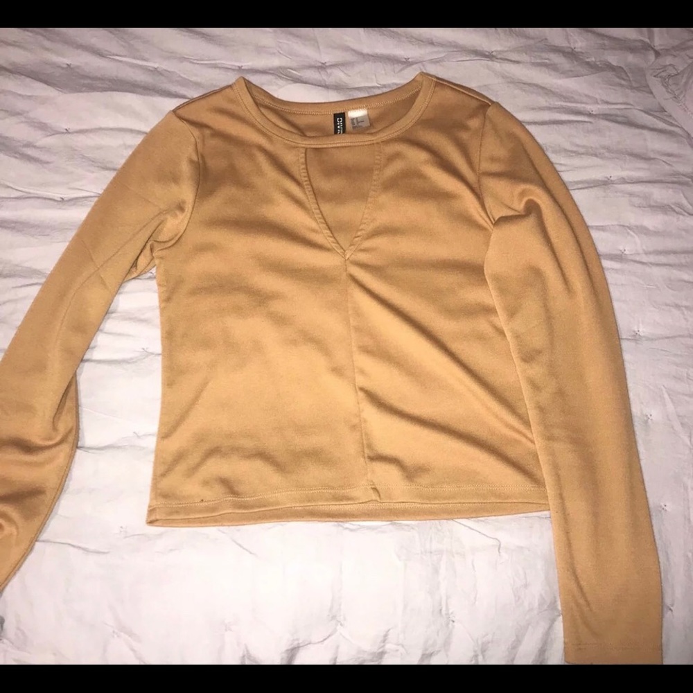 V neck Crop Top